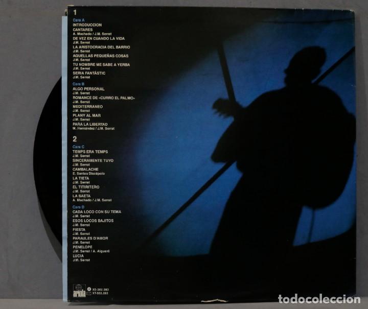 Discos de vinilo: 2 LP. SERRAT EN DIRECTO - Foto 2