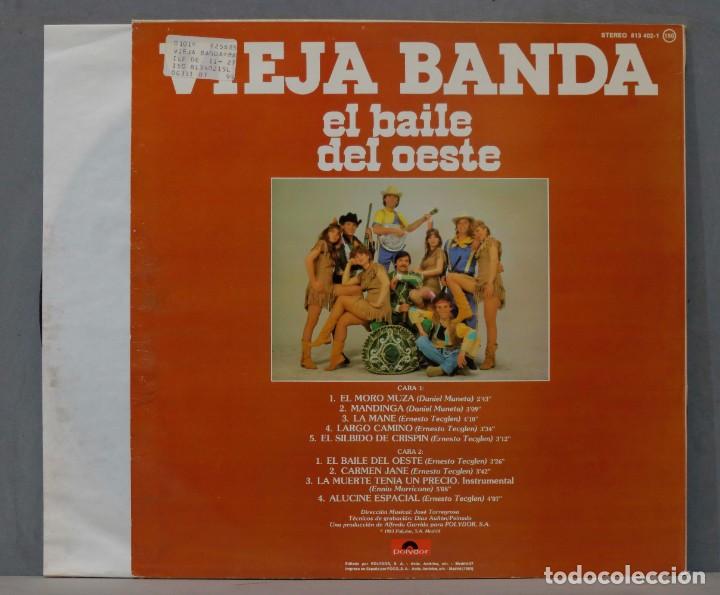 Discos de vinilo: LP. VIEJA BANDA. EL BAILE DEL OESTE - Foto 2