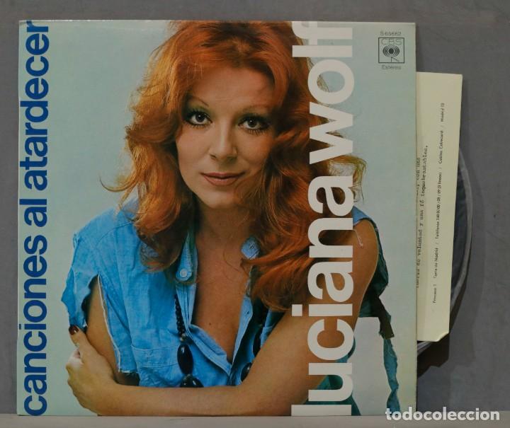 Discos de vinilo: LP. LUCIANA WOLF. CANCIONES AL ATARDECER - Foto 1