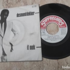 Discos de vinilo: DESMOND DEKKER-SG- / IT MEK /HIPPO / ESPAÑA-1980-. Lote 312357168