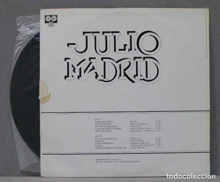 Discos de vinilo: LP. JULIO MADRID. LOS REMOS DE PLATA Y ORO - Foto 2