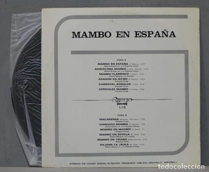 Discos de vinilo: LP. MAMBO EN ESPA&Ntilde;A - Foto 2