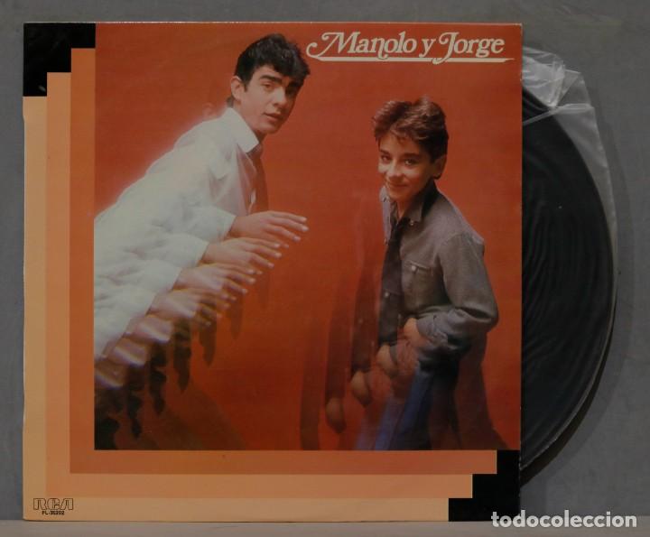Discos de vinilo: LP. MANOLO Y JORGE. Hola Lola - Foto 1