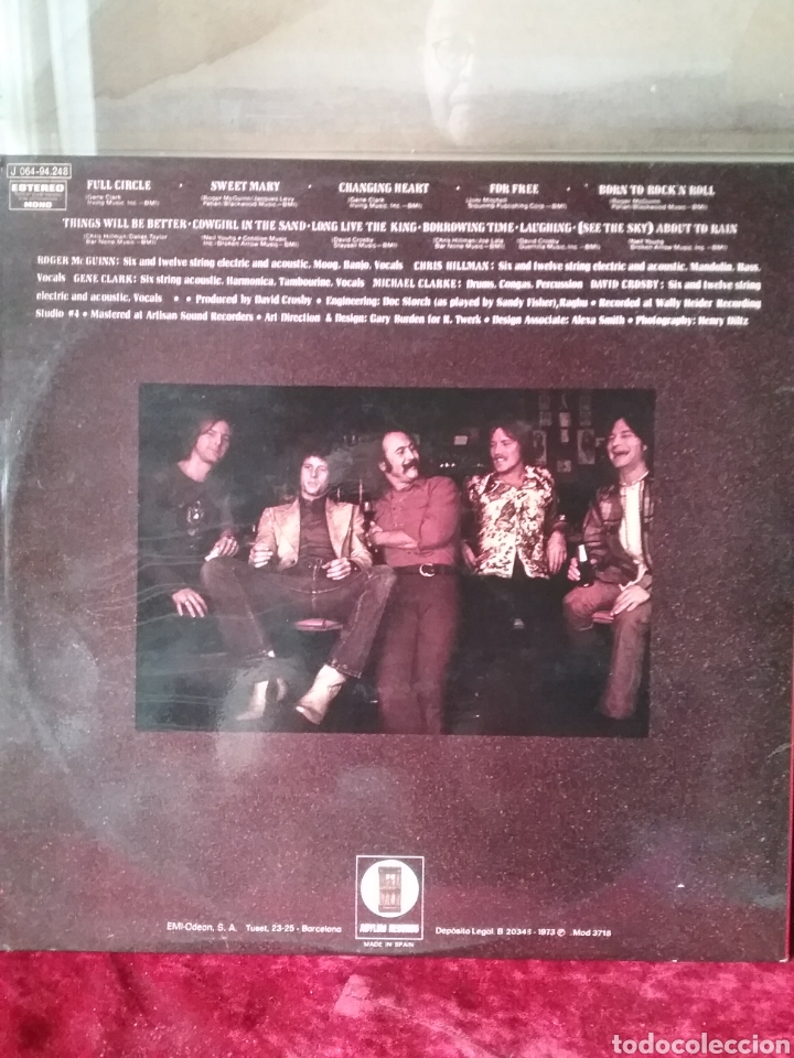 Discos de vinilo: The BYRDS 1973 Asylum Records . Copia Spain - Foto 5
