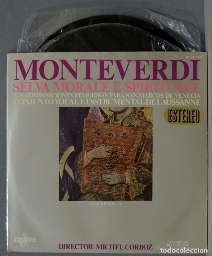 Dischi in vinile: 2 LP. MONTEVERDI. SELVA MORALE E SPIRITUALE. CORBOZ