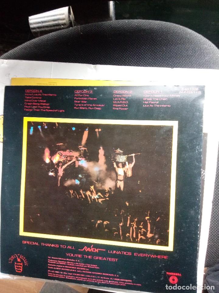 Discos de vinilo: raven live 2 lps 1987 - Foto 2