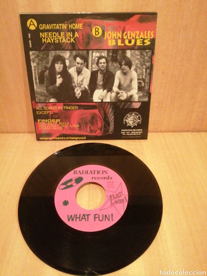 Discos de vinilo: Finger. Gravitatin. A&ntilde;o 1993. - Foto 2