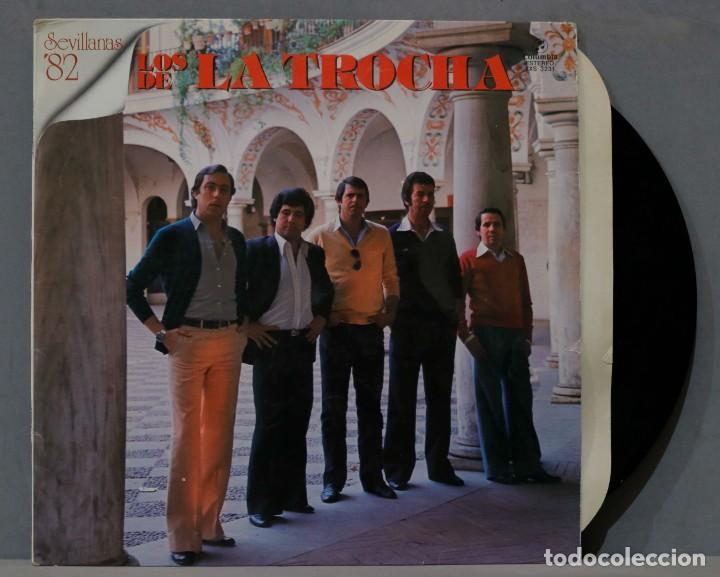 Discos de vinilo: LP. LOS DE LA TROCHA. SEVILLANAS 82 - Foto 1
