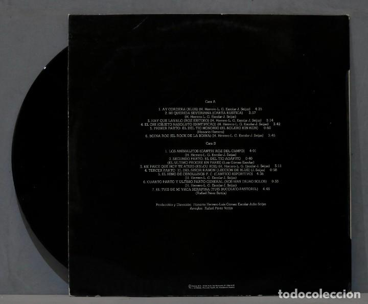Discos de vinilo: LP. LA CHARANGA DEL T&Iacute;O HONORIO. AY CORDERA - Foto 2