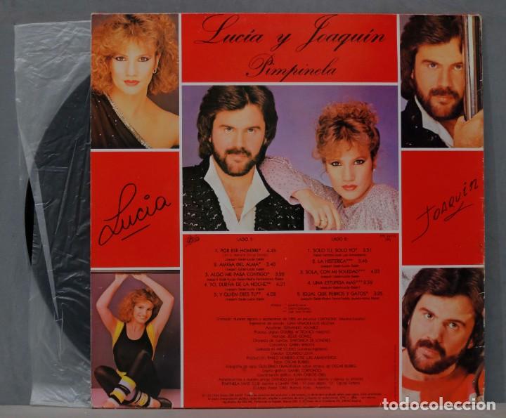 Discos de vinilo: LP. LUCIA Y JOAQUIN. PIMPINELA - Foto 2