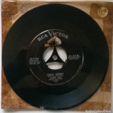 Discos de vinilo: JIMMY DELL. TEENY WEENY/ SHE WON'T PET. RCA, USA 1957 SINGLE. Lote 312457468
