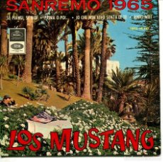 Discos de vinilo: LOS MUSTANG (FESTIVAL SANREMO 1965) / YO QUE NO VIVO SIN TI + 3 (EP REGAL 1965). Lote 312494258