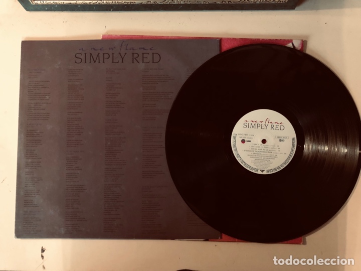 Discos de vinilo: Disco simply red a new flame - Foto 3