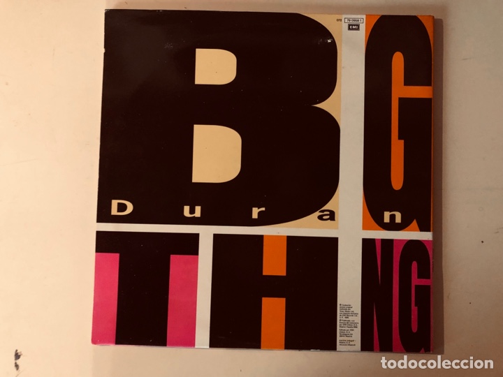Discos de vinilo: Disco vinilo Duran Duran Big Thing - Foto 2