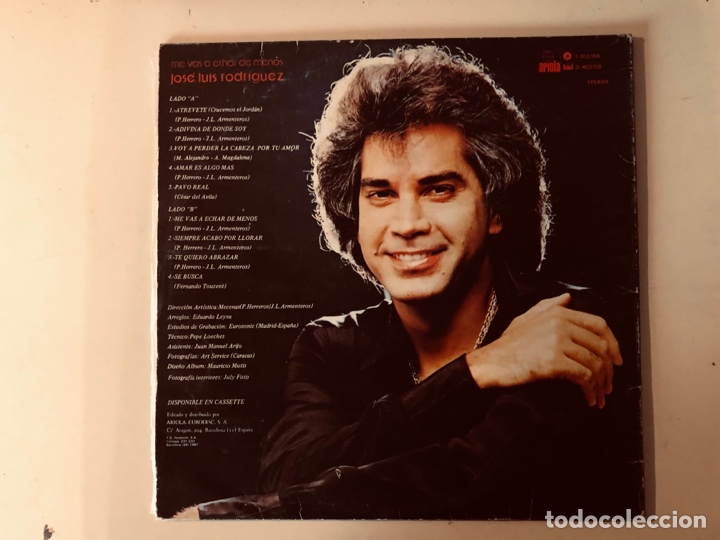 Discos de vinilo: Disco vinilo Jose Luis Rodr&iacute;guez el puma - Foto 2