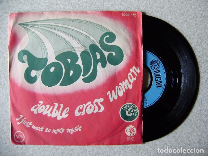 Discos de vinil: TOBIAS.DOUBLE CROSS WOMAN + 1..MUY RARO...EDIC FRANCESA