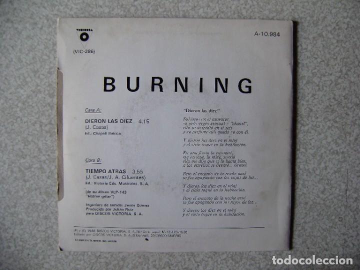 Discos de vinilo: BURNING BALADAS.DIERON LAS DIEZ + 1 - Foto 2
