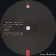 Discos de vinilo: DARIO ZENKER - ALTO FRAGMENTS - 12” [ILIAN TAPE, 2013] TECHNO ELECTRO