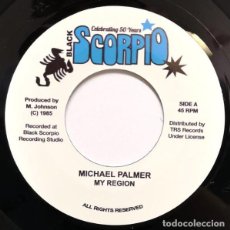 Discos de vinilo: MICHAEL PALMER / DEAN FRASER - MY REGION / CHAMPION OF SOCIETY 7” [TOP RANKING SOUND 2020] DANCEHALL