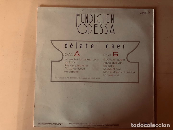 Discos de vinilo: Disco vinilo fundici&oacute;n odessa - Foto 2