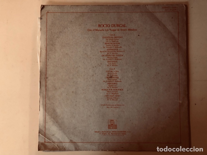 Discos de vinilo: Disco vinilo rocio D&uacute;rcal - Foto 2