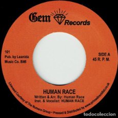 Discos de vinilo: HUMAN RACE - HUMAN RACE - 7” [GEM RECORDS, 2020] FUNK. Lote 312624218