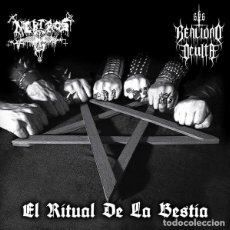 Discos de vinilo: NEBIROS / 666 REALIDAD OCULTA - EL RITUAL DE LA BESTIA - 7” [THENEWSLAVERY, 2019] BLACK METAL