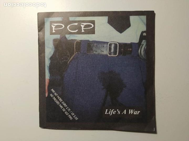 Discos de vinilo: PCP. Lifes A War. Single. TDKDS22 - Foto 1