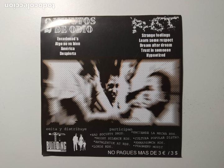 Discos de vinilo: 2 MINUTOS DE ODIO. ROT. E.P. TDKDS22 - Foto 2