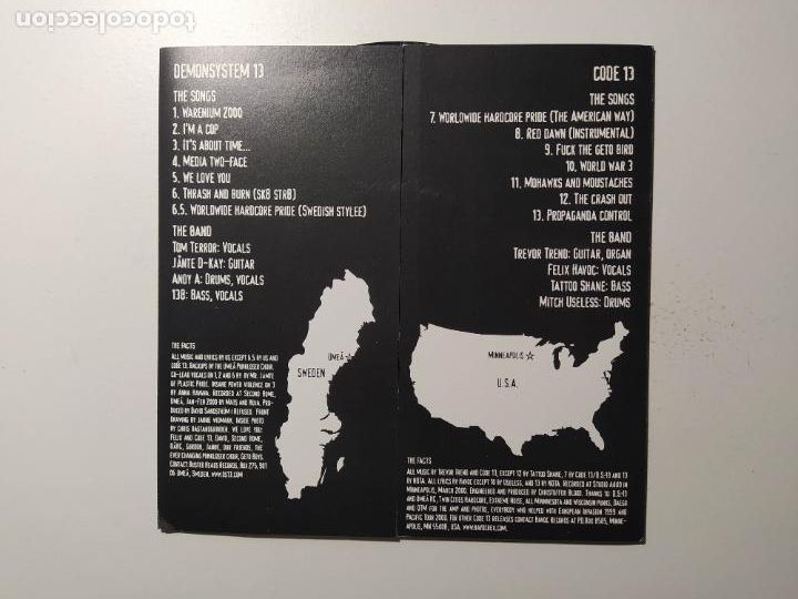 Discos de vinilo: CODE 13. DEMON SYSTEM 13. EP. TDKDS22 - Foto 2