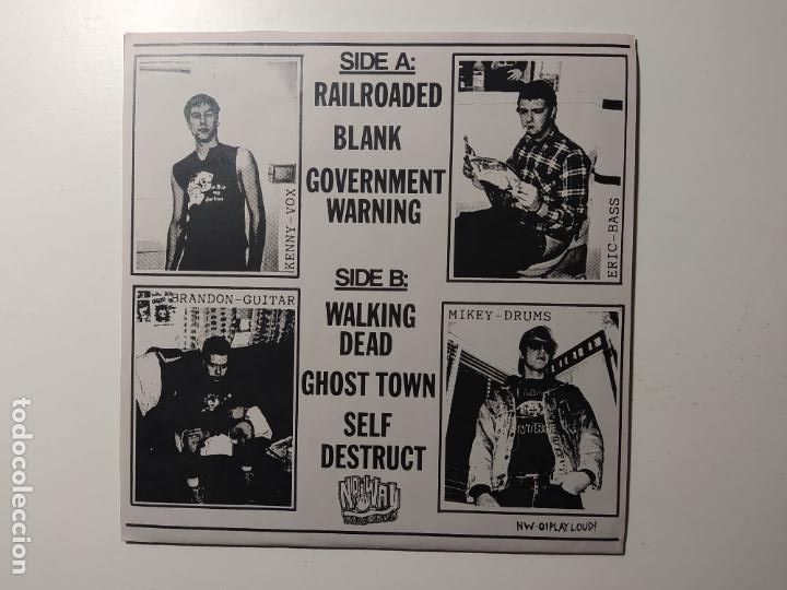 Discos de vinilo: GOVERNMENT WARNING. NO WAY OUT E.P. TDKDS22 - Foto 2