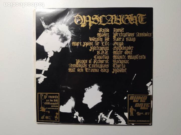 Discos de vinilo: Onslaught (International Hardcore Compilation). E.P. TDKDS22 - Foto 2