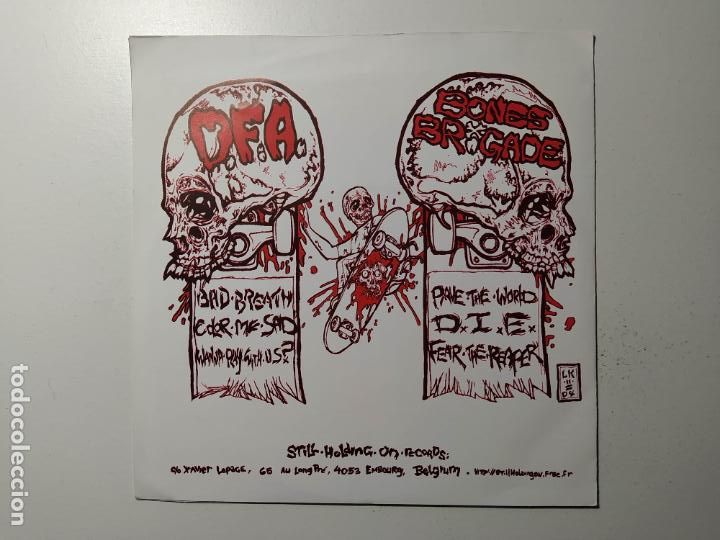 Discos de vinilo: BONES BRIGADE. D.F.A. E.P. TDKDS22 - Foto 2