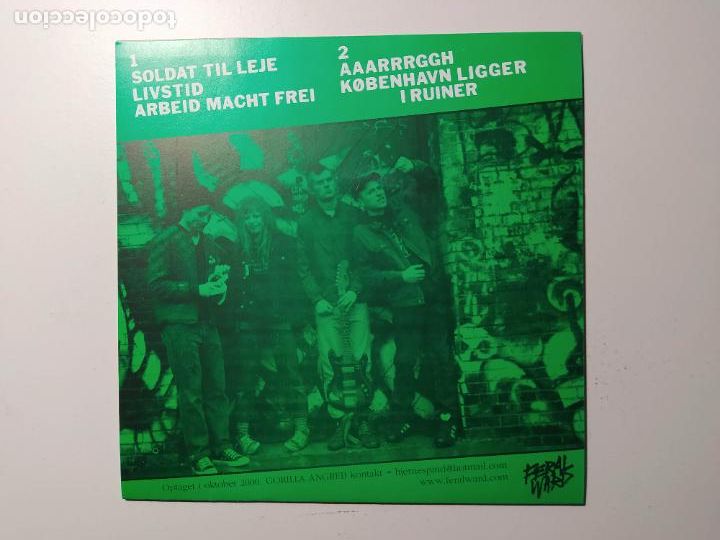 Discos de vinilo: GORILLA ANGREB. ABORTED 2000. E.P. TDKDS22 - Foto 2