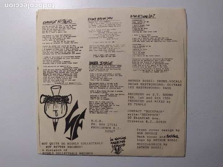 Discos de vinilo: Suckface. Evangelist Hit Squad!. SINGLE. TDKDS22 - Foto 2