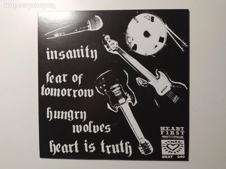 Discos de vinilo: HUNGRY WOLVES. BURIAL. E.P. TDKDS22 - Foto 1