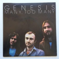 Discos de vinilo: GENESIS – MANY, TOO MANY , UK 1978 CHARISMA
