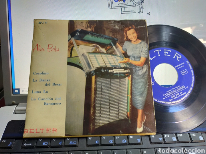 Discos de vinilo: Alice babs ep danza del besar + 3 Espa&ntilde;a - Foto 1