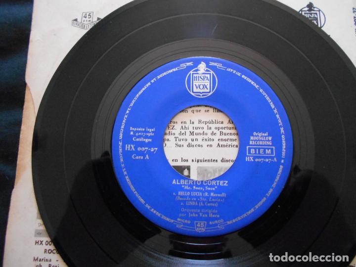 Discos de vinilo: ALBERTO CORTEZ // HELLO LUCIA + 3 - Foto 3