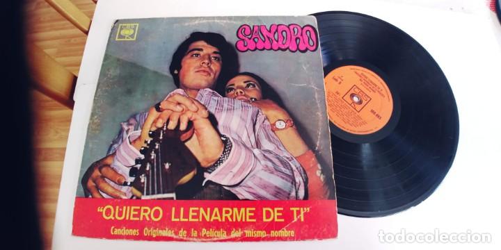 Vinyl records: SANDRO-LP QUIERO LLENARME DE TI-COSTA RICA 1969
