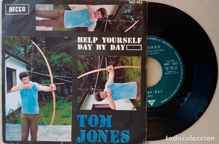 Discos de vinilo: TOM JONES, HELP YOURSELF. SINGLE ORIGINAL ESPA&Ntilde;A A&Ntilde;O 1968 - Foto 1