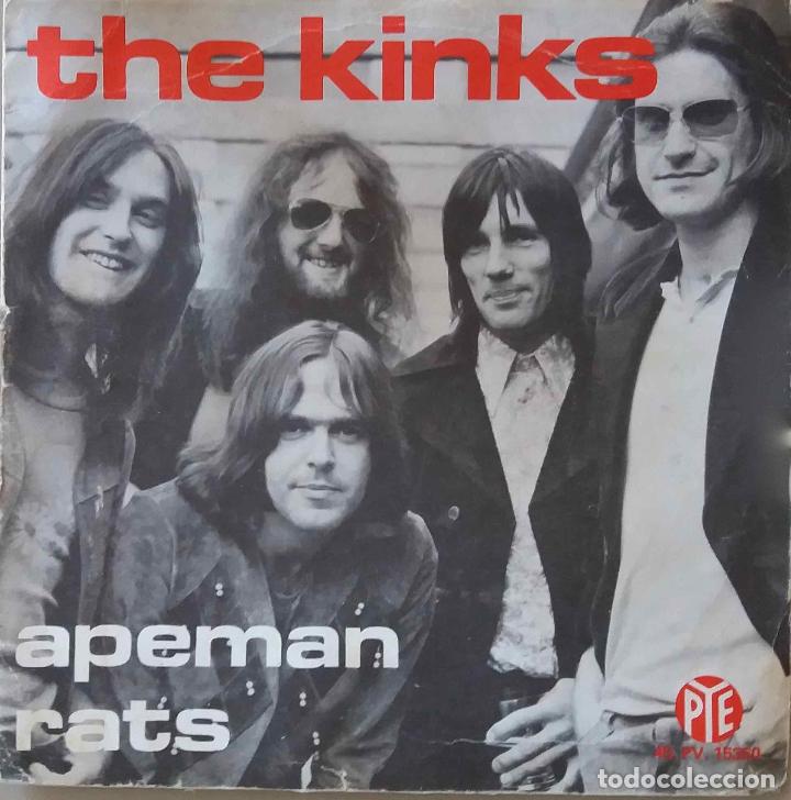 Discos de vinilo: THE KINKS, APEMAN. SINGLE PY. SOLO PORTADA - Foto 1