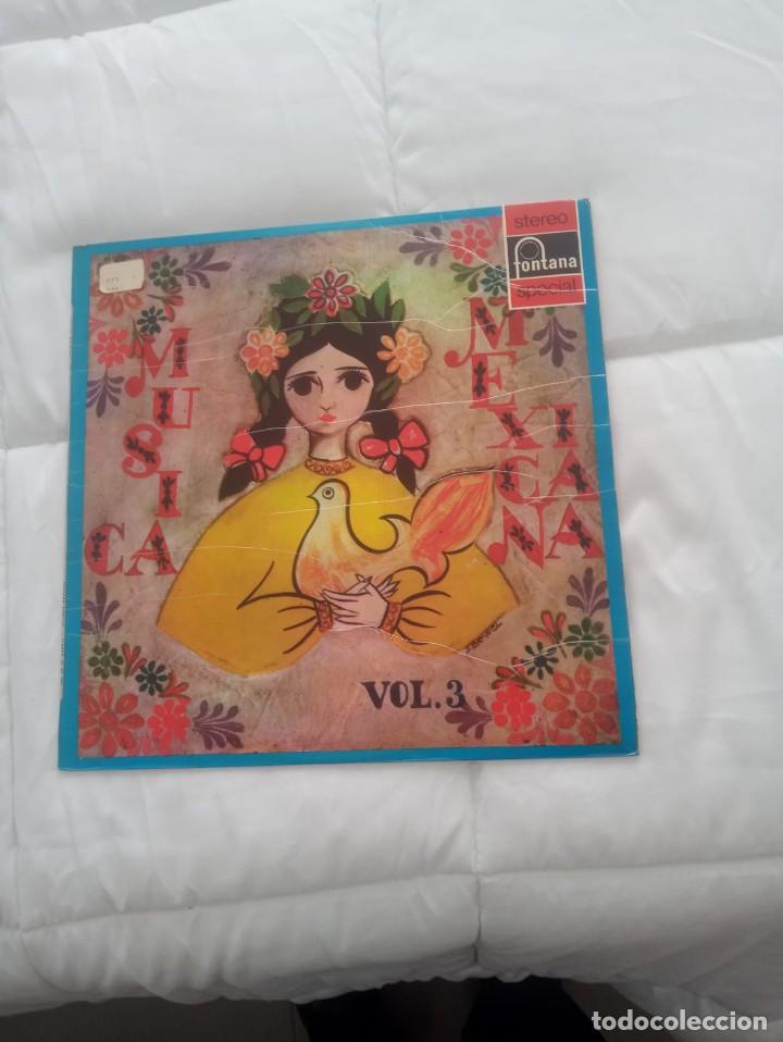Disques de vinyle: &rdquo;Musica Mexicana&rdquo; Igual que disco anterior con otras canciones tradicionales