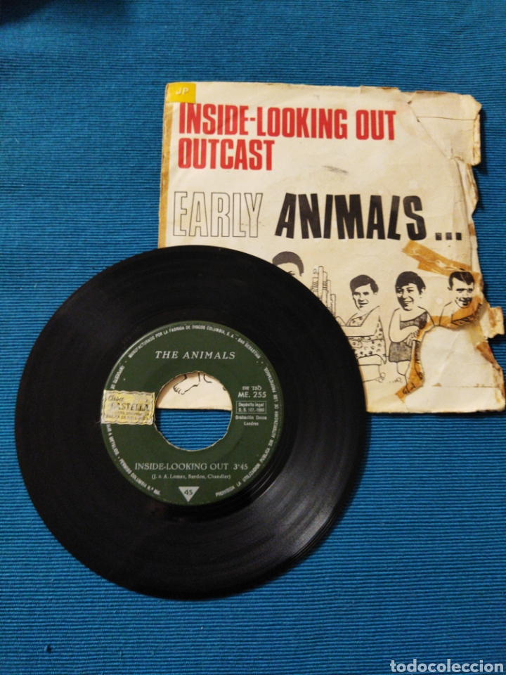 Discos de vinilo: The Animals - Indside looking out-Outcast 1966 - Foto 1