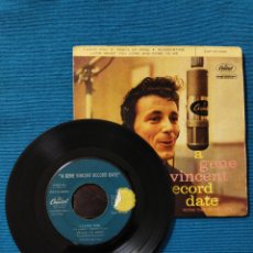 Discos de vinil: GENE VINCENT - I LOVE YOU-PEACE OF MIND-SUMMERTIME-LOOK WHAT YOU GONE... 1961. Lote 312794183