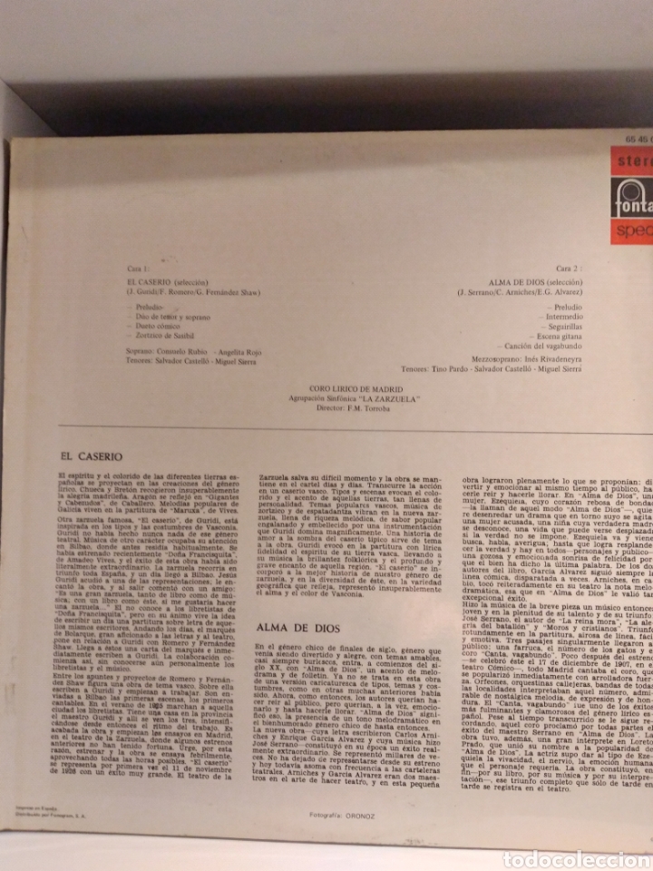 Discos de vinilo: Vinilo - EL CASER&Iacute;O ALMA DE DIOS - Foto 2