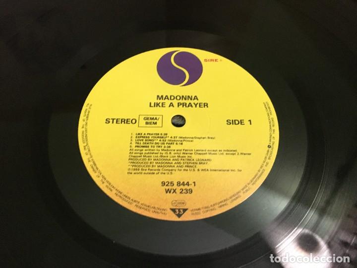 Discos de vinilo: Madonna &lrm;&ndash; Like A Prayer - Foto 5