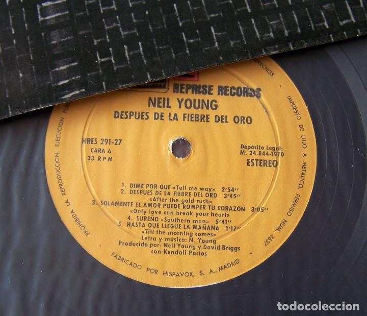 Discos de vinilo: NEIL YOUNG - AFTER THE GOLD RUSH LP - Foto 3