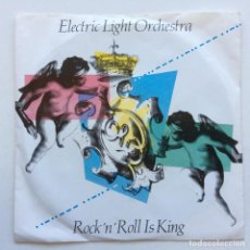 Discos de vinilo: ELECTRIC LIGHT ORCHESTRA ‎– ROCK 'N' ROLL IS KING / AFTER ALL , UK 1983 JET RECORDS
