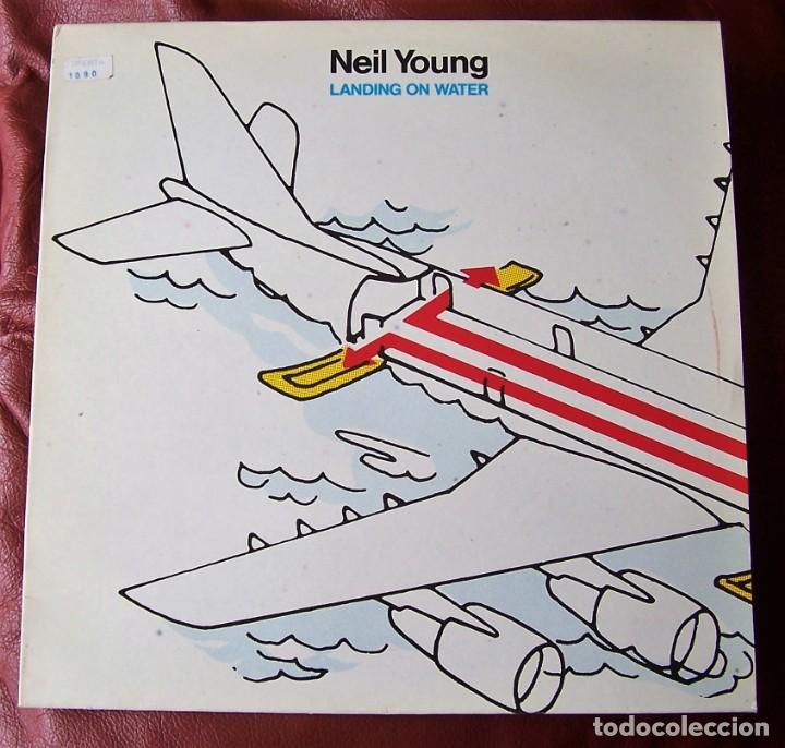Discos de vinilo: NEIL YOUNG - LANDING ON WATER LP - Foto 1